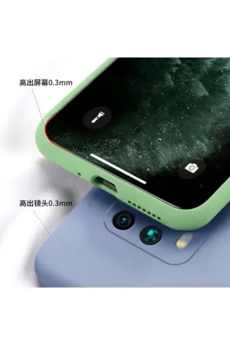 Redmi Note 9 Pro/9S Kılıf 3d Kamera Korumalı Içi Kadife Lansman Yumuşak Silikon Yeşil-3D Soft Yeşil - 2