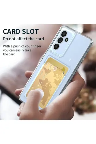 Redmi Note 9 Pro/9S Kılıf Kamera Koruma ve Köşe Korumalı Kartlıklı Cüzdanlı Darbe Emici Kapak-Kartlıklı - 3