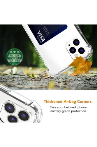 Redmi Note 9 Pro/9S Kılıf Kamera Koruma ve Köşe Korumalı Kartlıklı Cüzdanlı Darbe Emici Kapak-Kartlıklı - FIBAKS (1)