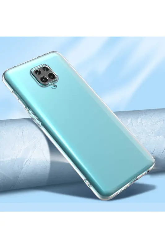 Redmi Note 9 Pro/9S Kılıf Kamera Korumalı Renksiz Şeffaf Ince Esnek Süper Silikon Kapak - 3D Spyke - 1