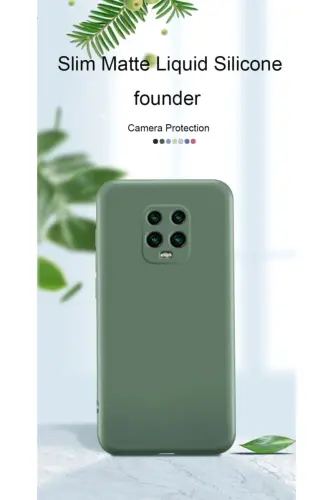 Redmi Note 9 Pro/9S Kılıf Lansman Kamera Korumalı Içi Kadife Yumuşak Dokulu Silikon - 3D Soft Siyah - 7
