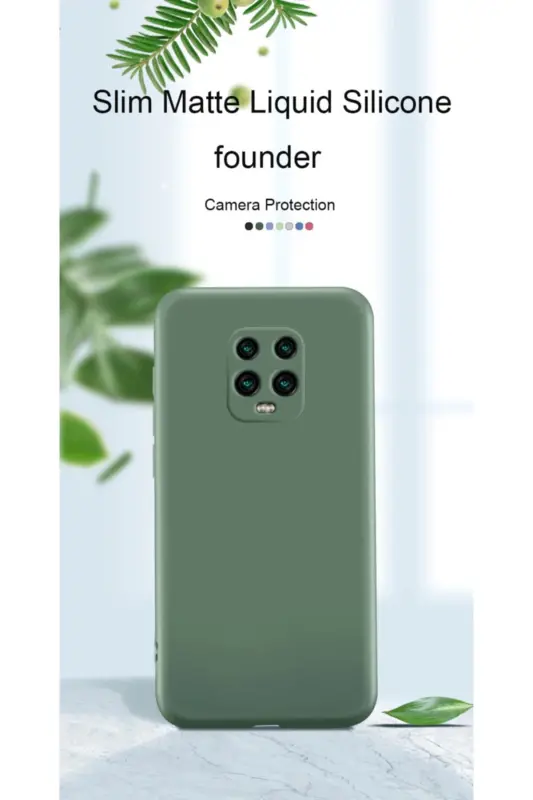 Redmi Note 9 Pro/9S Kılıf Lansman Kamera Korumalı Içi Kadife Yumuşak Dokulu Silikon - 3D Soft Siyah - 7