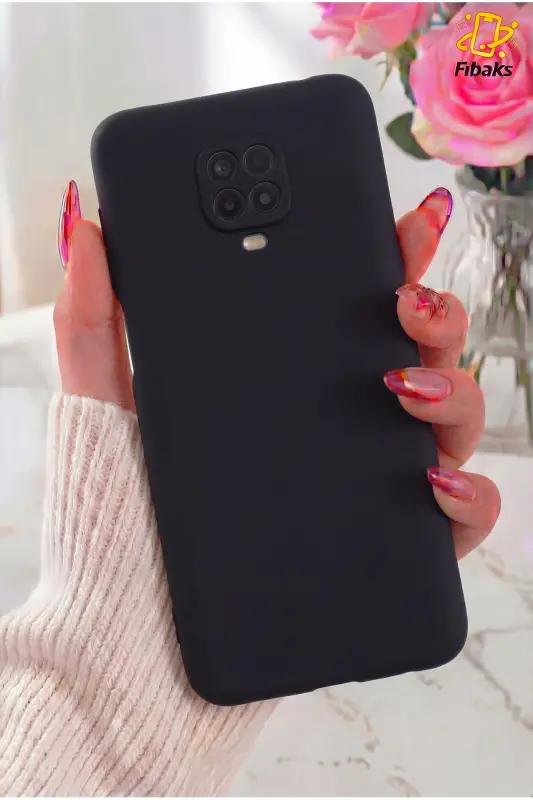 Redmi Note 9 Pro/9S Kılıf Lansman Kamera Korumalı Içi Kadife Yumuşak Dokulu Silikon - 3D Soft Siyah - 9