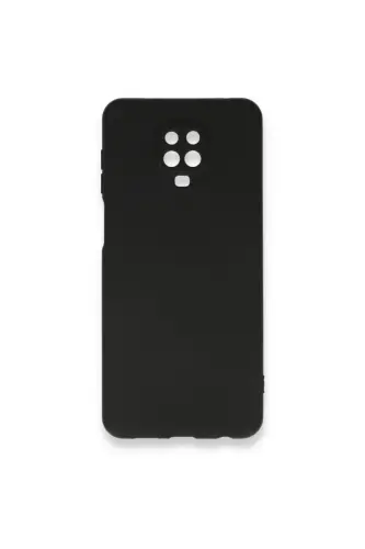 Redmi Note 9 Pro/9S Kılıf Lansman Kamera Korumalı Içi Kadife Yumuşak Dokulu Silikon-3D Soft Siyah 