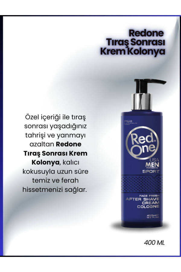 Redone Cream Cologne Sport 400 Ml 2 Pieces - 5