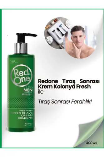 Redone Krem Kolonya Fresh Tıraş Sonrası Balsam Rahatlatır Ve Ferahlatır 400 ml - 7