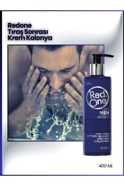 Redone Ter Kokusu Önleyici Ferahlatıcı Krem Kolonya Sport 400 ml 8697926007606 - 16