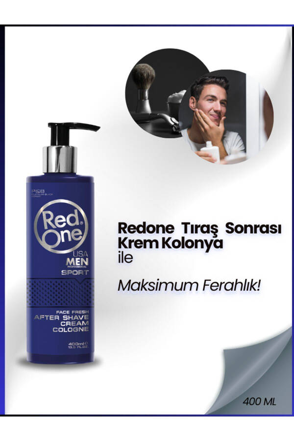 Redone Ter Kokusu Önleyici Ferahlatıcı Krem Kolonya Sport 400 ml 8697926007606 - 8