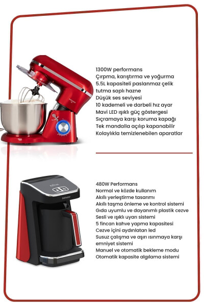 Redstyle 17 dona Elektr to'y to'plami Elektr oshxona to'plami - 13