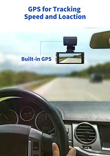 REDTIGER Adhesive Mount F7N Dash Cam with GPS Module - 5