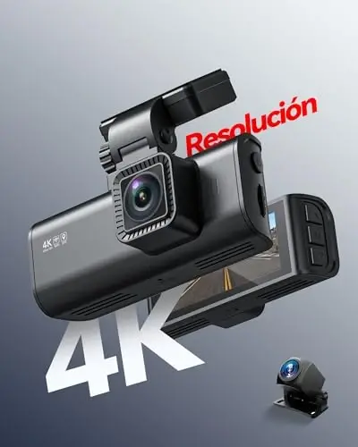 REDTIGER F7N 4K Dash Cam Front and Rear,Built-in WiFi GPS 4K+1080P Dual Dash Camera for Cars,3.18 inch Display Dashcam,170° Wide Angle Dashboard Camera - 2