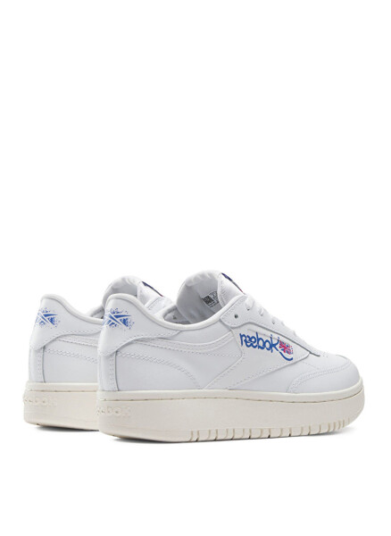 Reebok 100074478 CLUB C DOUBLE White Women's Lifestyle Shoe - 4