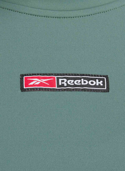 Reebok 100076117 LUX BOLD CROP TEE Green Women's T-Shirt - 7