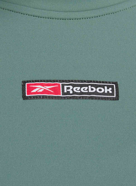 Reebok 100076117 LUX BOLD CROP TEE Зеленая женская футболка - 2