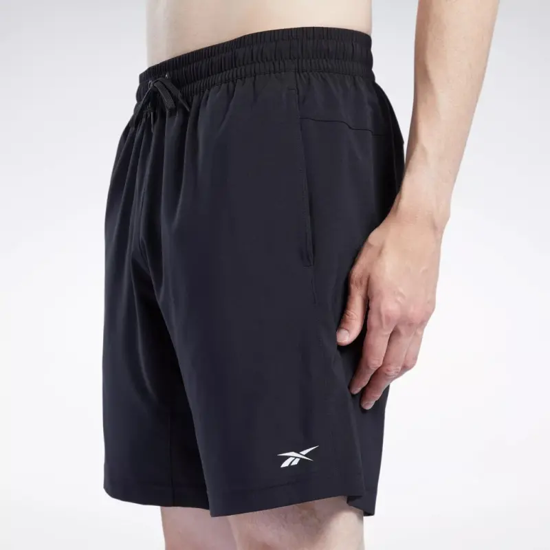Reebok Apparel Men's Workout Ready Shorts Reebok Training App Men Black , S/P Reg US- - 5