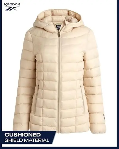 Reebok Ayollar Kurtkasi - O'raladigan Kaplamali Puffer Palto - Ayollar uchun kundalik kurtka (S-XL) - 2