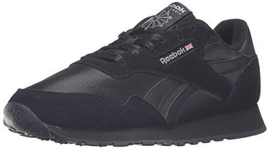 Reebok BD1554: Royal Nylon Klassik Moda Krossovka, Qora/Qora/Karbon - 1