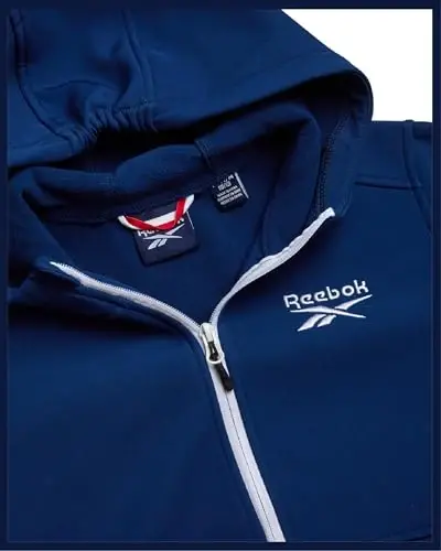 Reebok Boys Softshell Jacket - Polar Fleece Lined Wind & Water Resistant Hooded Winter Coat - Casual Outerwear for Boys - 5