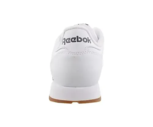 Reebok Classic Leather erkaklar poyafzali, o'lcham: 5.5, rangi: Oq/Saqich - 4