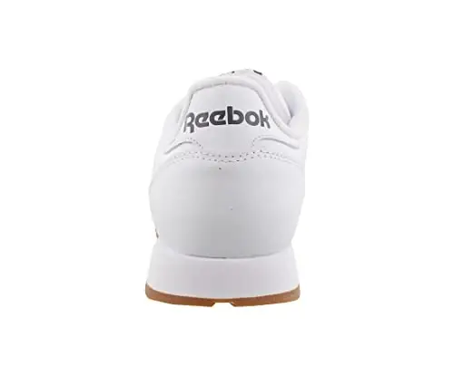 Reebok Classic Leather erkaklar poyafzali, o'lcham: 5.5, rangi: Oq/Saqich - 4