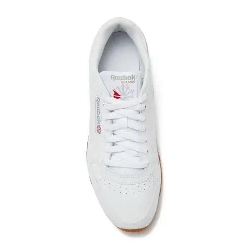Reebok Classic Leather Sneakers for Men, Casual Tennis Mens Shoes - 4