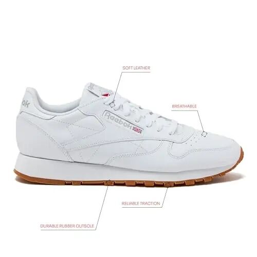 Reebok Classic Leather Sneakers for Men, Casual Tennis Mens Shoes - Reebok (1)