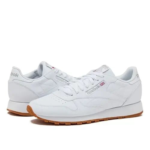 Reebok Classic Leather Sneakers for Men, Casual Tennis Mens Shoes - 6