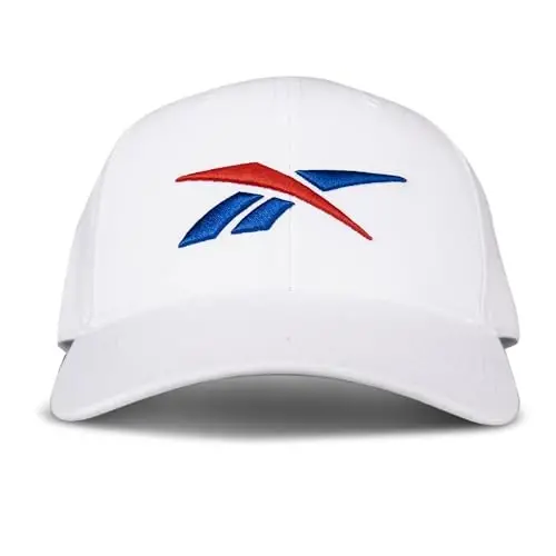 Reebok Vector Baseball Hat | Snapback | Six Panel | Casual | Everyday | Sun Protection | Lightweight | Breathable - 1