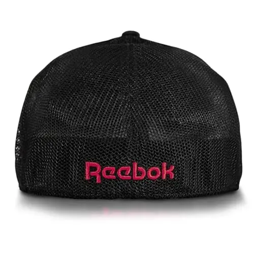 Reebok Elite Hat | Baseball Cap | Fitted | Six Panel Design | Stretch Mesh | Athletic | Sports | Performance | Breathable - 11