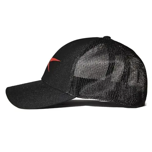 Reebok Elite Hat | Baseball Cap | Fitted | Six Panel Design | Stretch Mesh | Athletic | Sports | Performance | Breathable - 2
