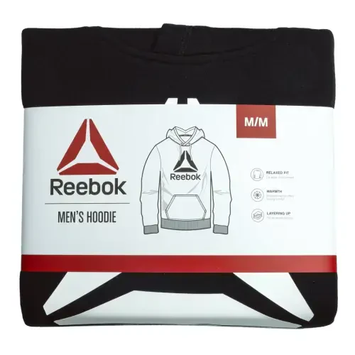 Reebok Erkaklar va Katta Erkaklar uchun Delta Logo Fleece Hoodie Sweatshirt, O'lchamlari S-3XL - REEBOK (1)