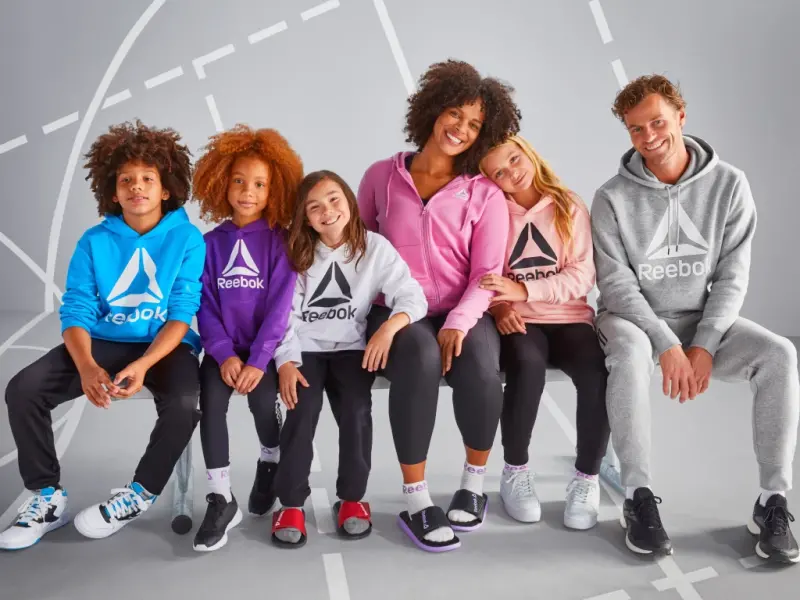 Reebok Erkaklar va Katta Erkaklar uchun Delta Logo Fleece Hoodie Sweatshirt, O'lchamlari S-3XL - 4