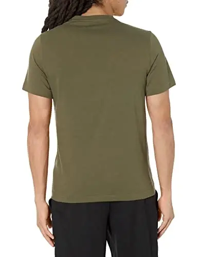 Reebok erkaklarining Identity Stacked Logo futbolkasi - REEBOK (1)
