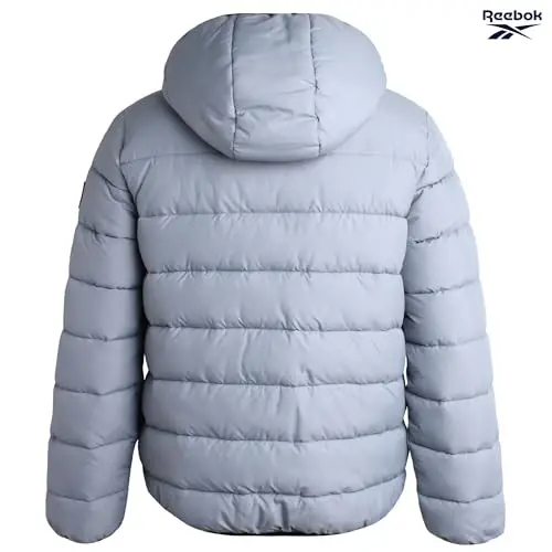 Reebok Mens Winter Jacket - Heavyweight Sherpa Lined Puffer Parka Mens Winter Coat - Insulated Quilted Ski Jacket for Men - 6