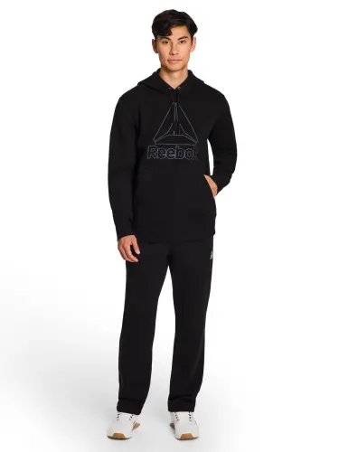 Reebok Men's and Big Men's Big Logo Fleece Hoodie Sweatshirt, Sizes XS-5XL- - 10
