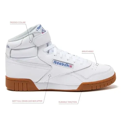 Reebok EX-O-FIT HI High Top Basketball Shoes for Men, Retro Men's Sneakers - REEBOK LIFESTYLE (1)