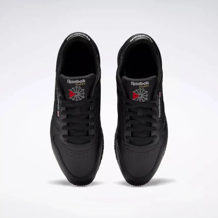 Reebok Footwear Unisex' Classic Leather Reebok Classics Ftw Men Black , 13 M US - 5