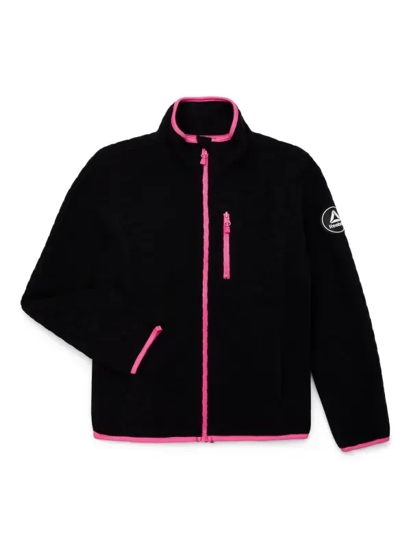 Reebok Girls Fleece Jacket with Embossed Hearts, Sizes XS-XXL - 3