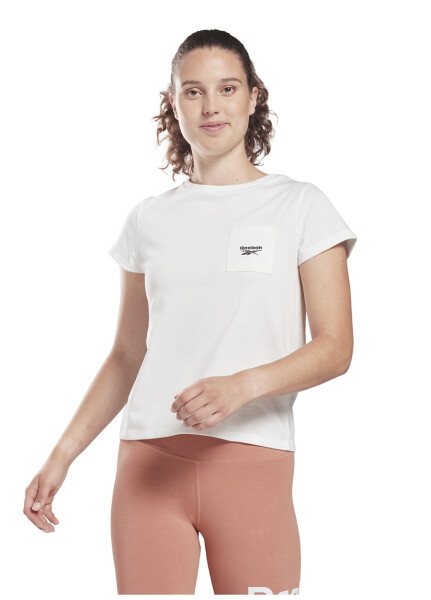 Reebok Hb2320 Ri Tee Crew Neck Regular Fit Solid White Women's T-Shirt - 2