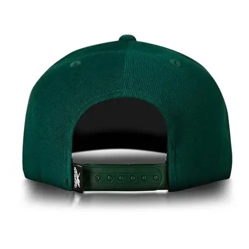 Reebok Identity Vector Hat, Adjustable Snapback Closure, Flat Brim, Heavyweight Acrylic Cap - 3