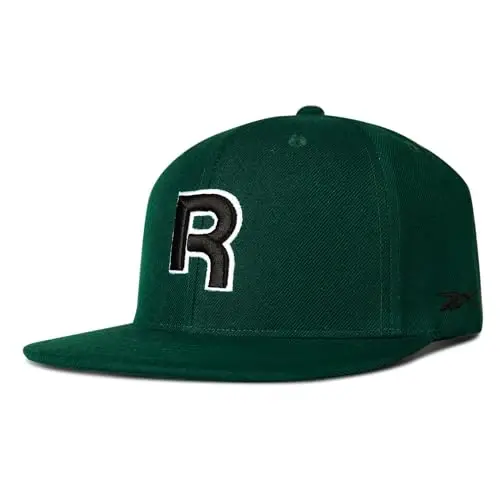 Reebok Identity Vector Hat, Adjustable Snapback Closure, Flat Brim, Heavyweight Acrylic Cap - 4