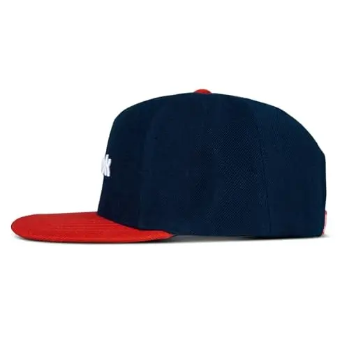 Reebok Identity Vector Hat, Adjustable Snapback Closure, Flat Brim, Heavyweight Acrylic Cap - REEBOK (1)