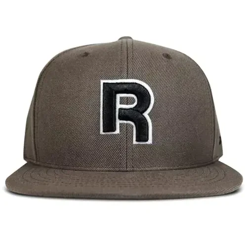 Reebok Identity Vector Hat, Adjustable Snapback Closure, Flat Brim, Heavyweight Acrylic Cap - 1