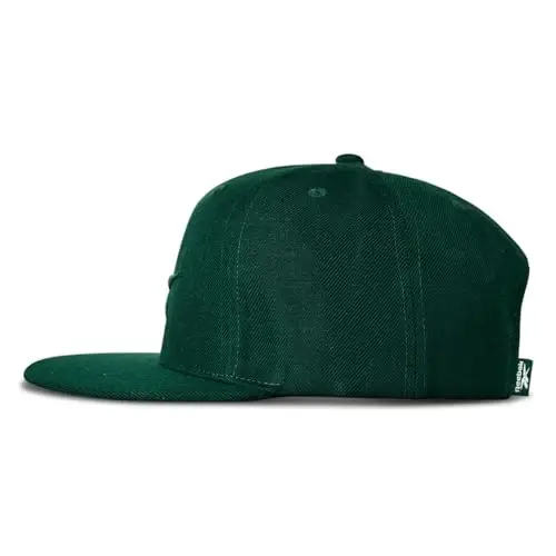 Reebok Identity Vector Hat, Adjustable Snapback Closure, Flat Brim, Heavyweight Acrylic Cap - REEBOK (1)