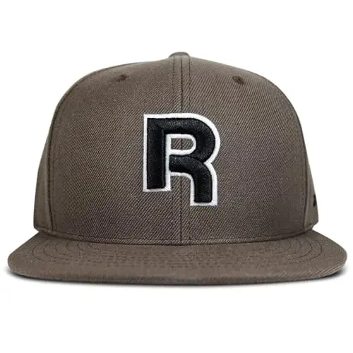 Reebok Identity Vector Hat, Adjustable Snapback Closure, Flat Brim, Heavyweight Acrylic Cap - REEBOK