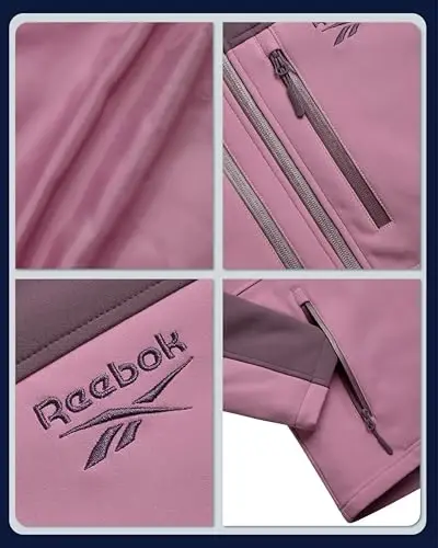 Reebok Womens Ski Jacket - Insulated 3 in 1 Inner Puffer Jacket - Wind and Water Resistant Outerwear Winter Coats for Women - 2
