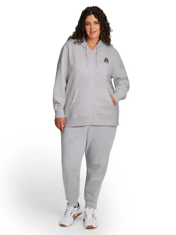 Reebok Women's and Women's Plus Day to Day Zip Up Hoodie, Sizes XS-4X- - 5