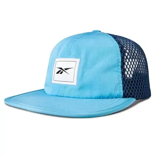 Reebok Running Hat | Performance | Athletic | Lightweight | Quick Drying | Sun Protection | Reflective | Recycled Materials - 5