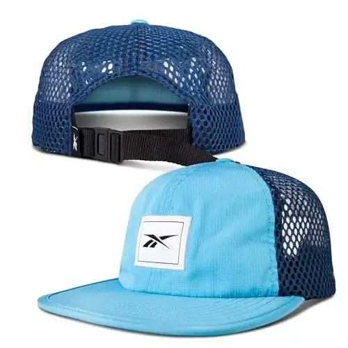 Reebok Running Hat | Performance | Athletic | Lightweight | Quick Drying | Sun Protection | Reflective | Recycled Materials - 6