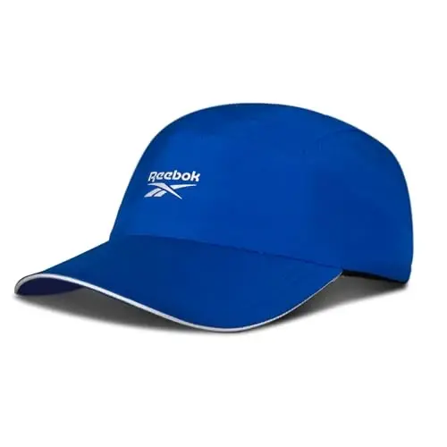 Reebok Running Hat | Performance | Athletic | Lightweight | Quick Drying | Sun Protection | Reflective | Recycled Materials - 5